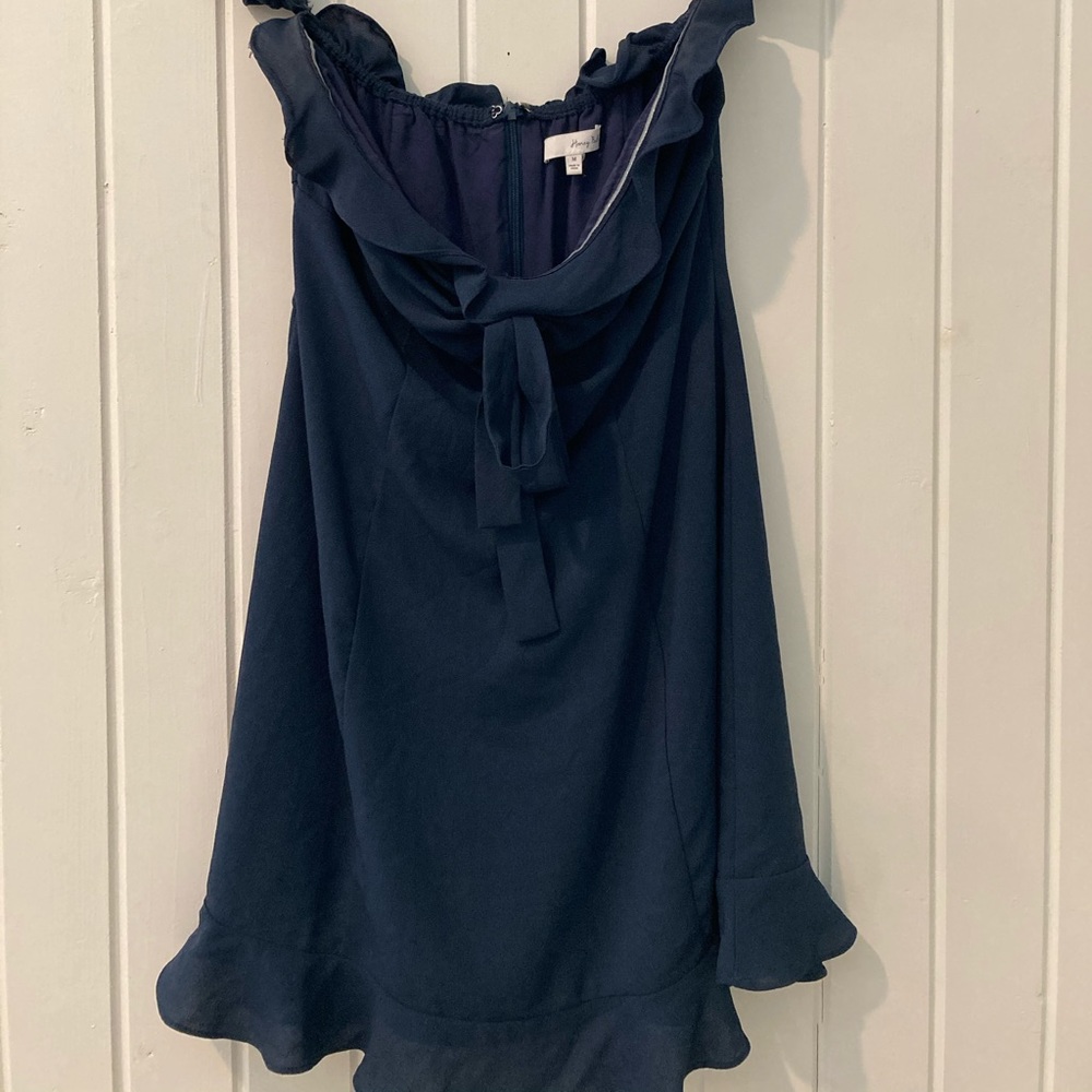 Navy blue summer dress